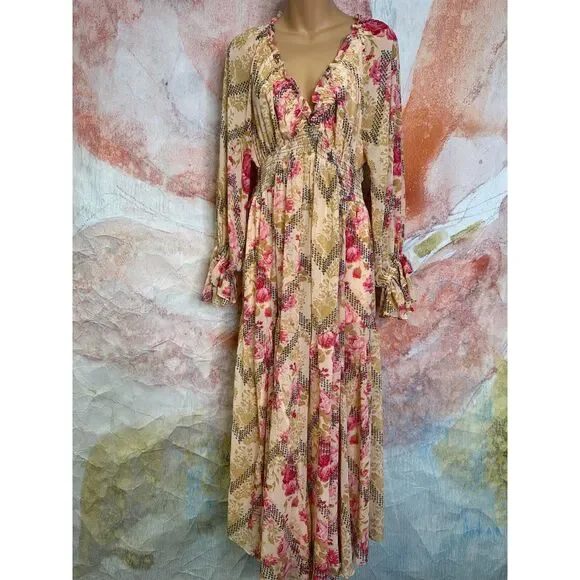 Free People Lena Midi Dress $198 - Picture 5 of 6